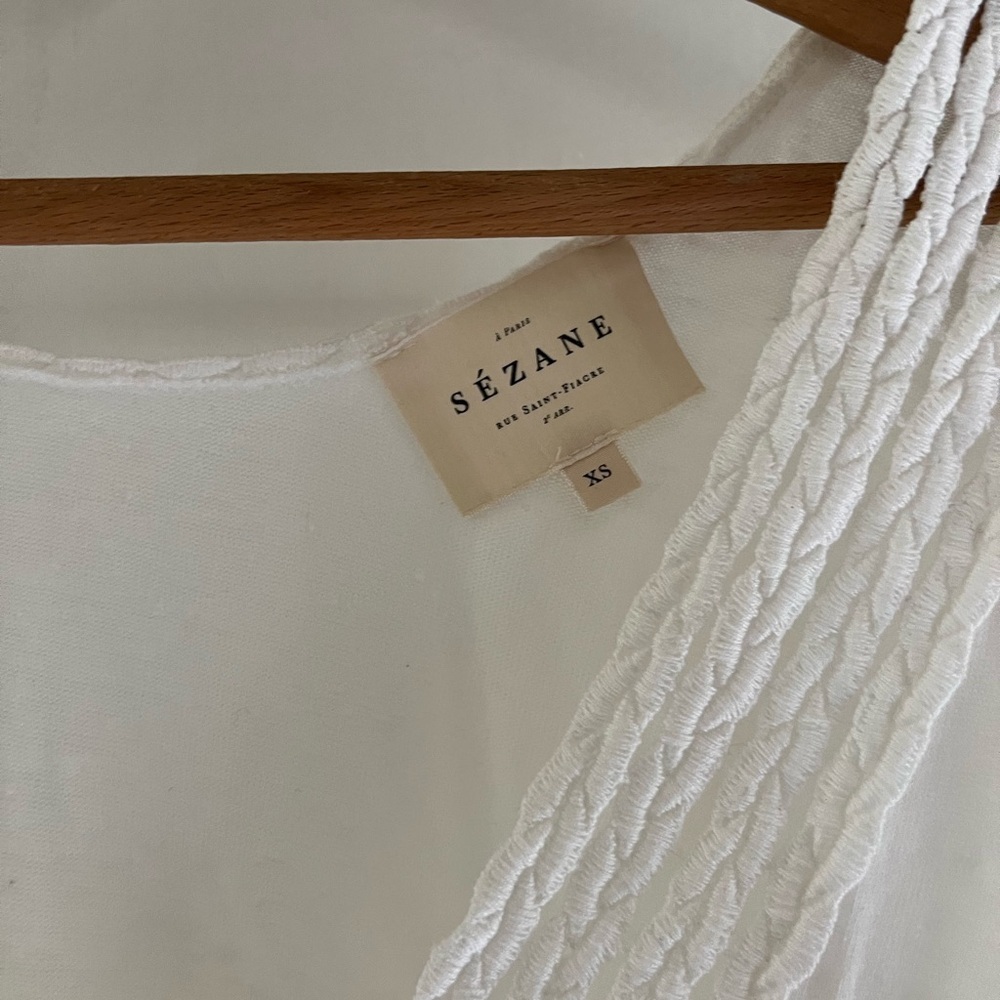 Sezane Miranda Top in Ecru - Picture 4 of 5